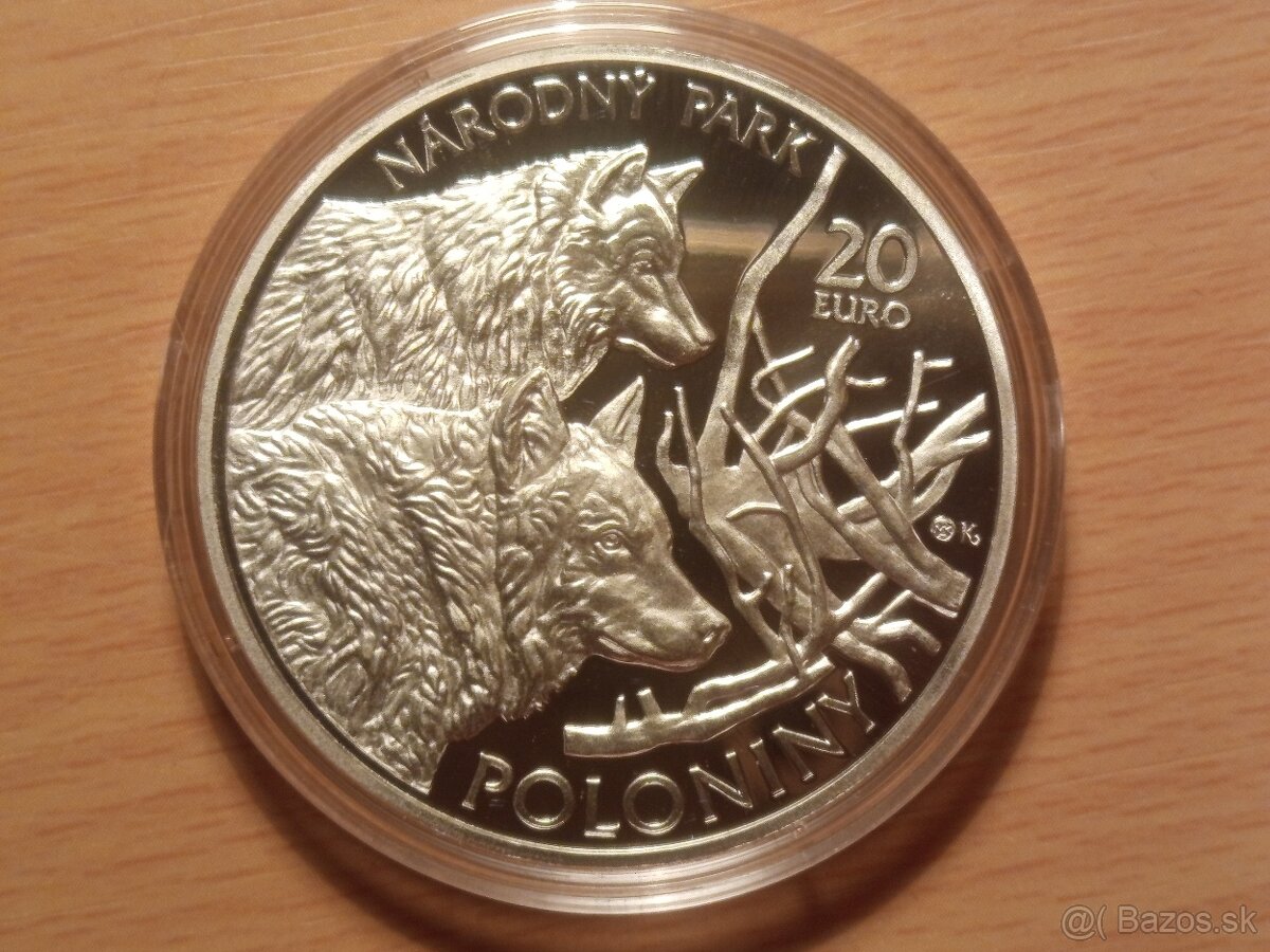 Národný park Poloniny 2019 20€ PROOF – Investičné striebro - 4