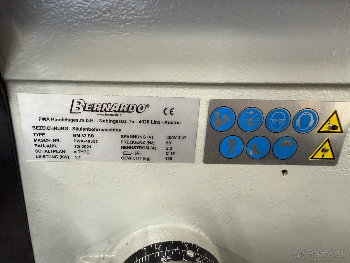 Stojanová vŕtačka Bernardo BM 32 SB (BER011123) - 4