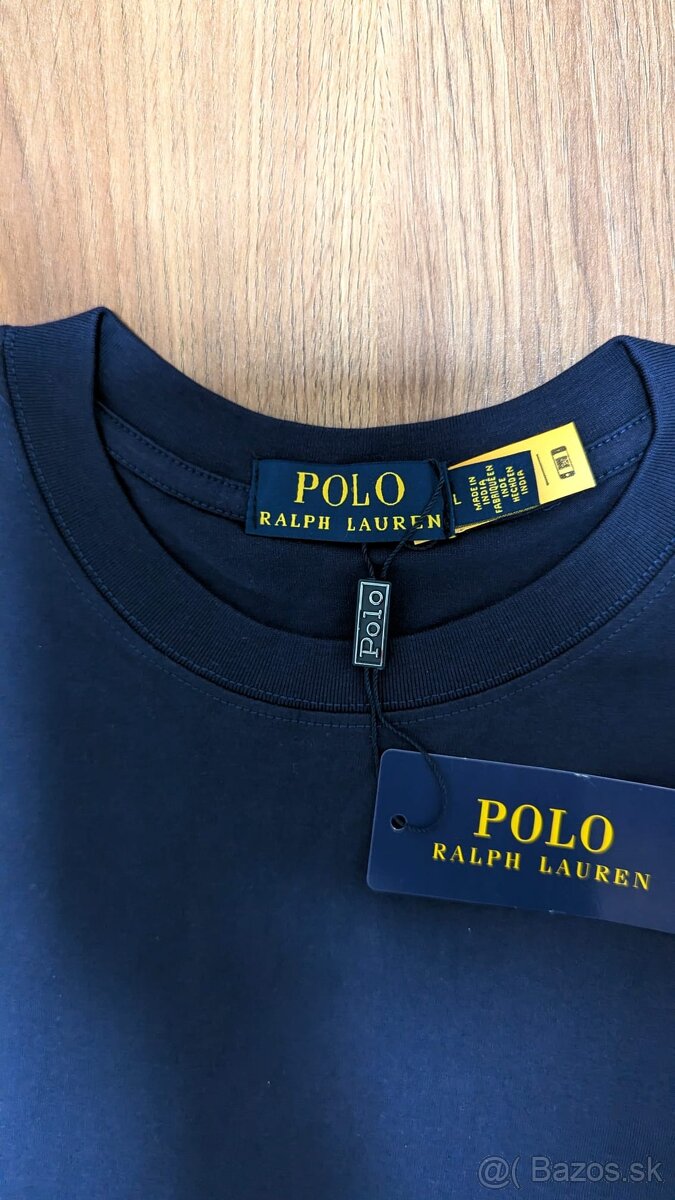 Pollo Ralph Lauren Modré Tričko - 4