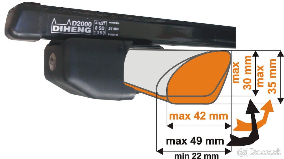 Stresne nosice Diheng D2000 - 4