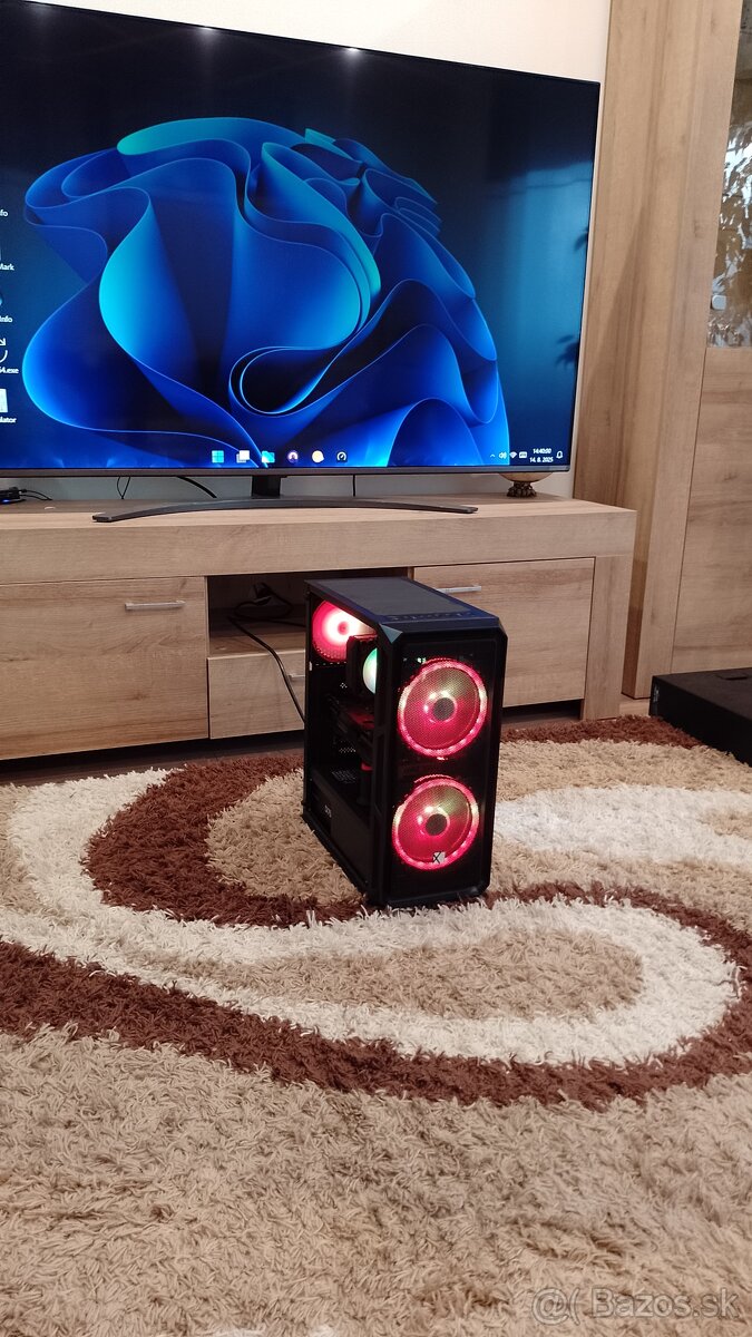 Herný PC s RTX 3070 8GB OC +R5+32GB RAM + Win11 PRO - 4