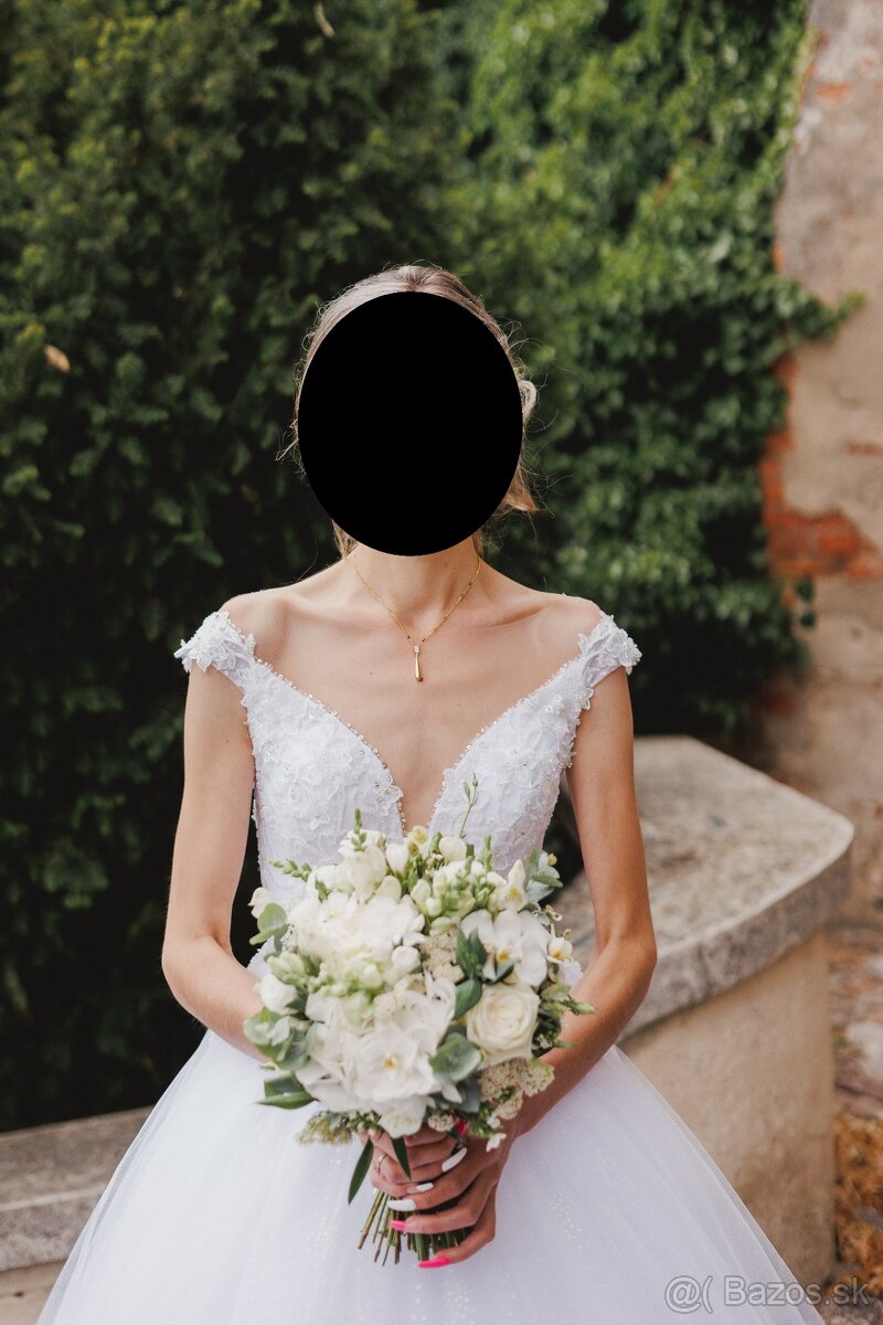 predám svadobné šaty IRIAN SAM- princeznovský štýl - 4