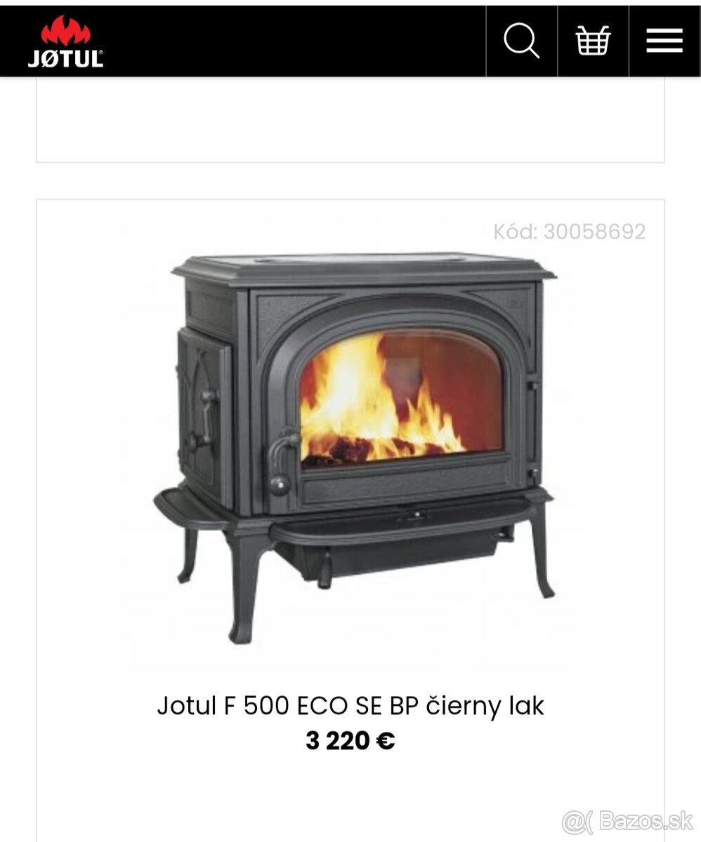 JOTUL F 500 krbove kachle - 4