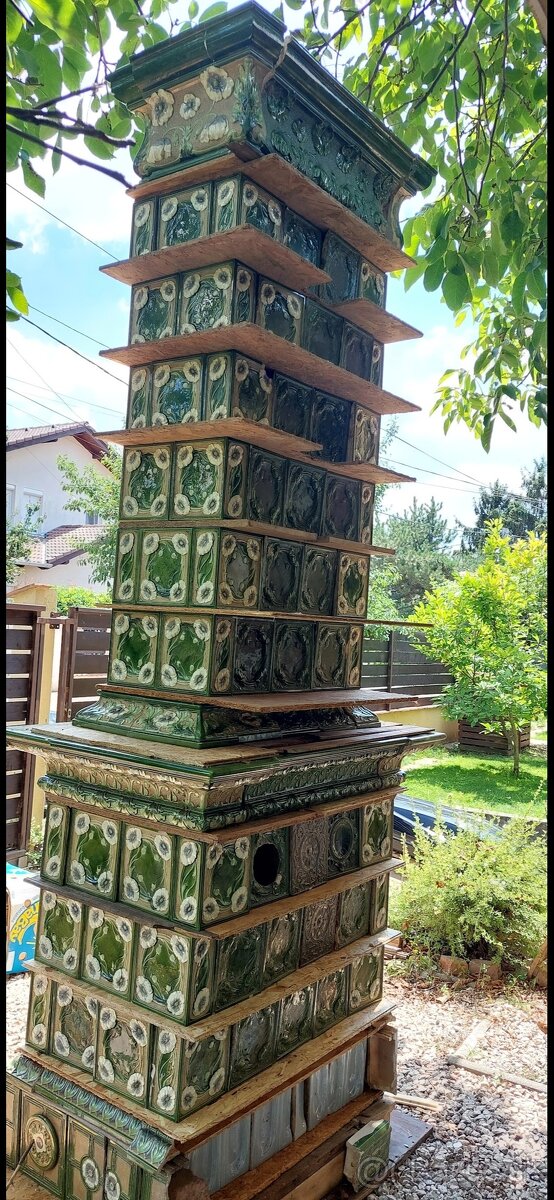 Kachlova pec starožitná - 4