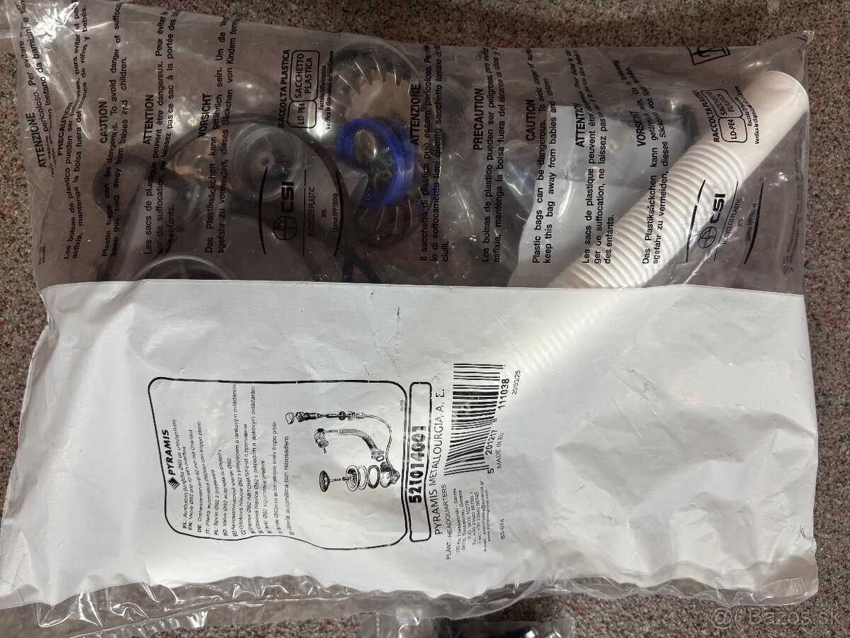 Kuchynský granitovy drez Pyramis s odtokom - 4