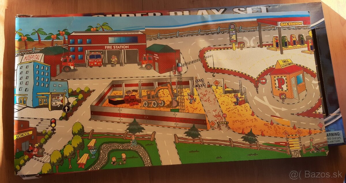 Stavbárske autíčka a dopravné značky (sada) - 4