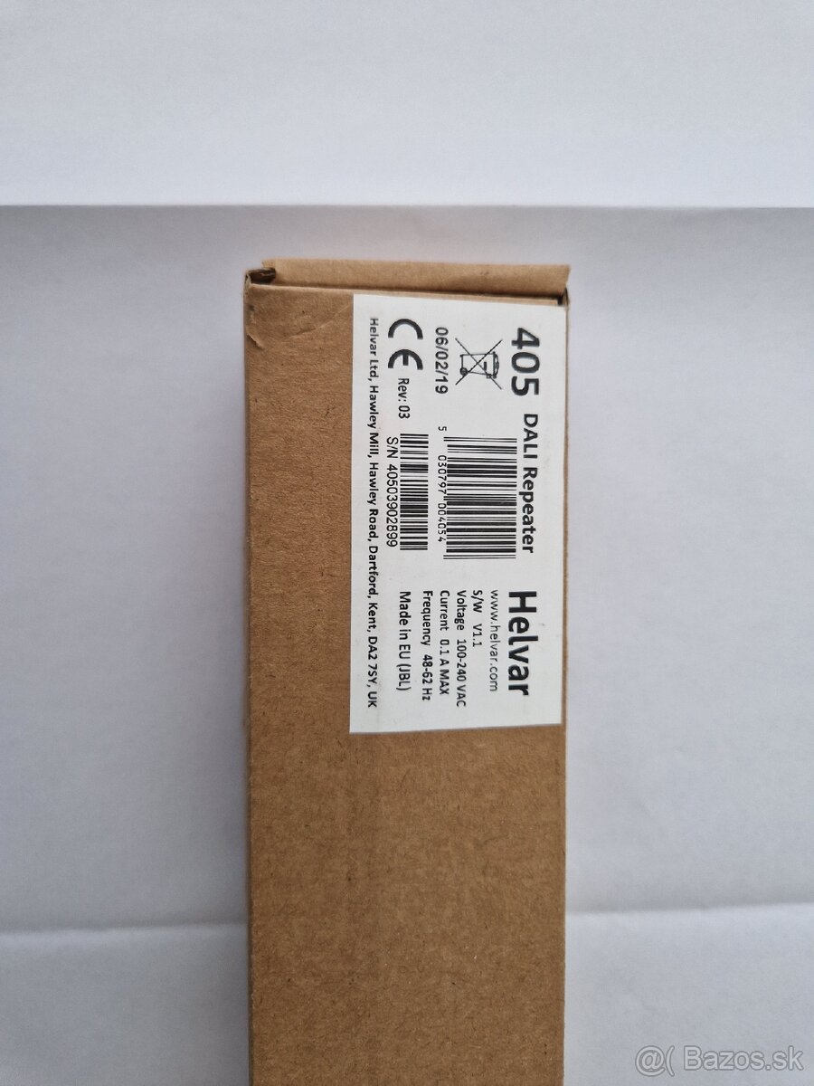 Helvar DALI prvky repeater, power relay a controlor - 4