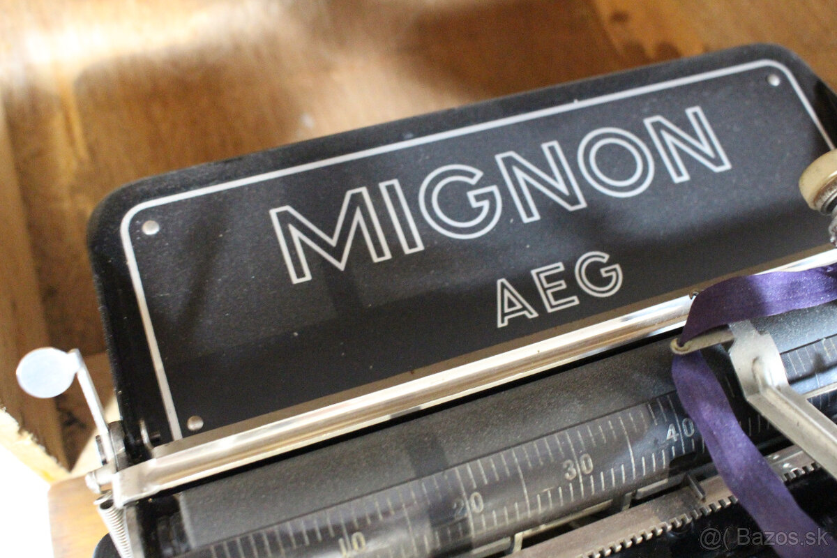 starožitný písací stôl AEG Mignon - 4