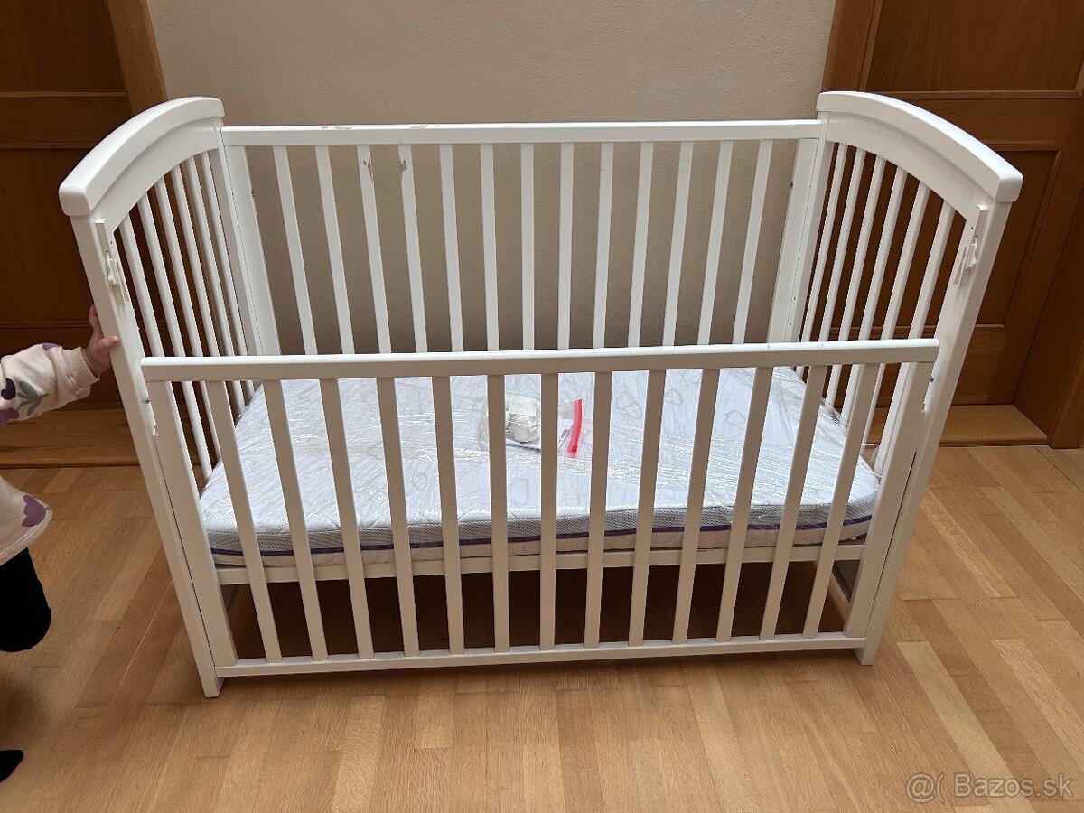 Detská postieľka s matracom - 4