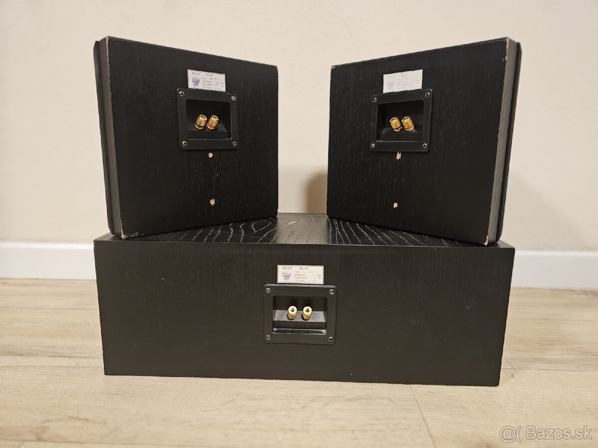 SHAN reproduktory, 1ks centrálny a 2ks zadné repro surround - 4