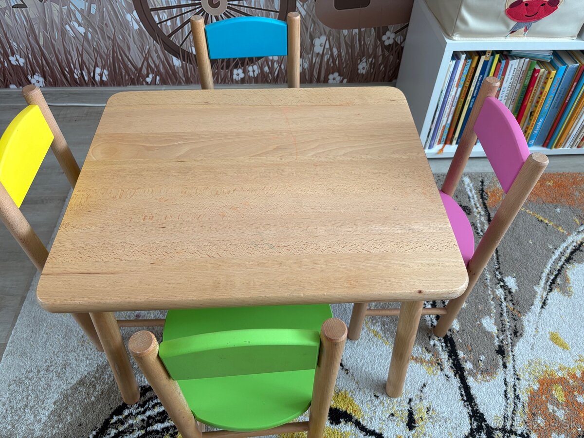 Detský stolik so stoličkami - 4