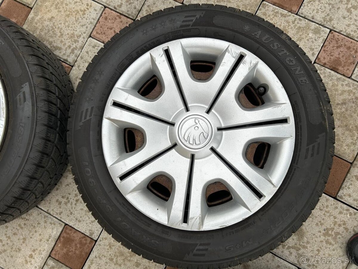 Pneumatiky 185/60/14 a disky 5100 - 4