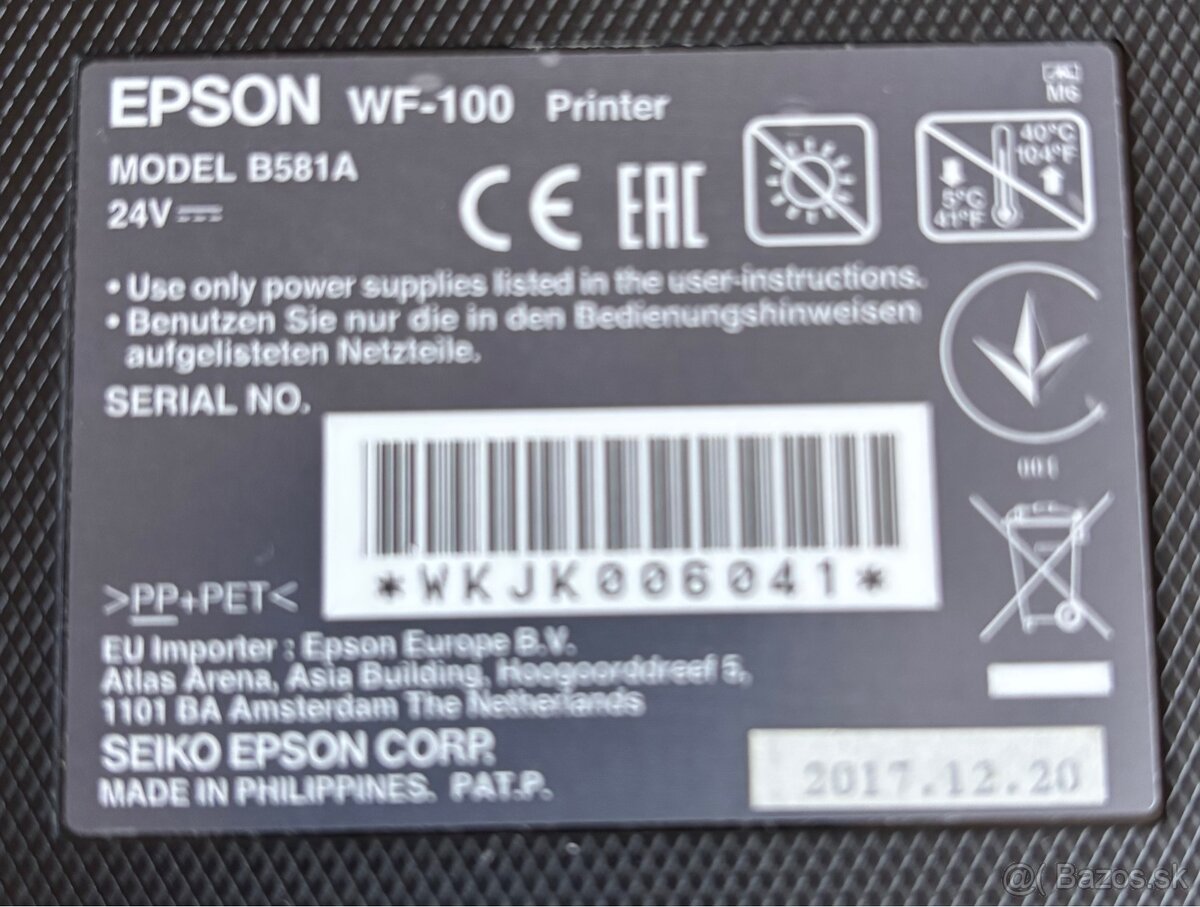 Tlaciaren Epson WF 100 - 4