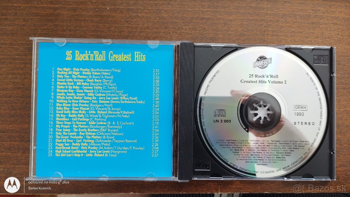 Predám CD výber 25 Rock'n Roll hits - part. 2, - 4