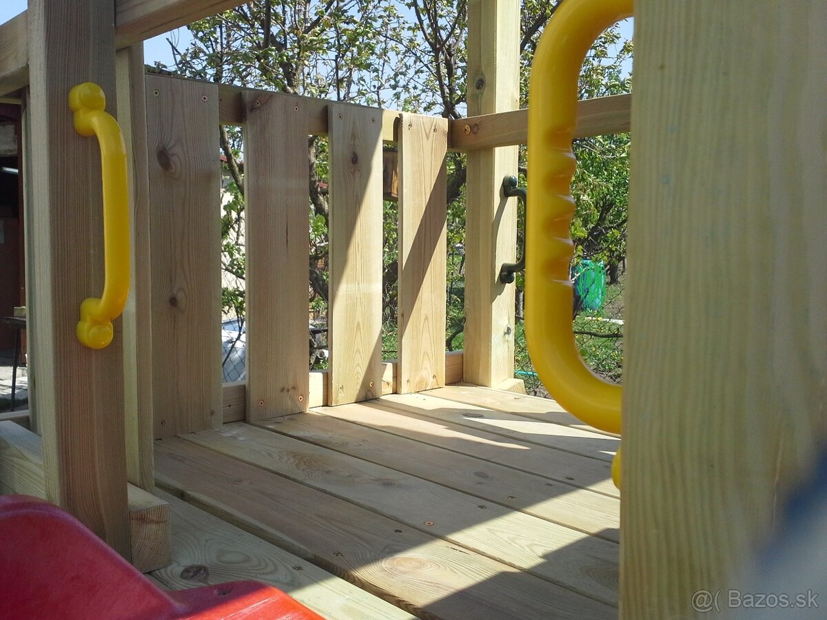 Detský domček, šmyklavka, hojdačka, pieskovisko - 4