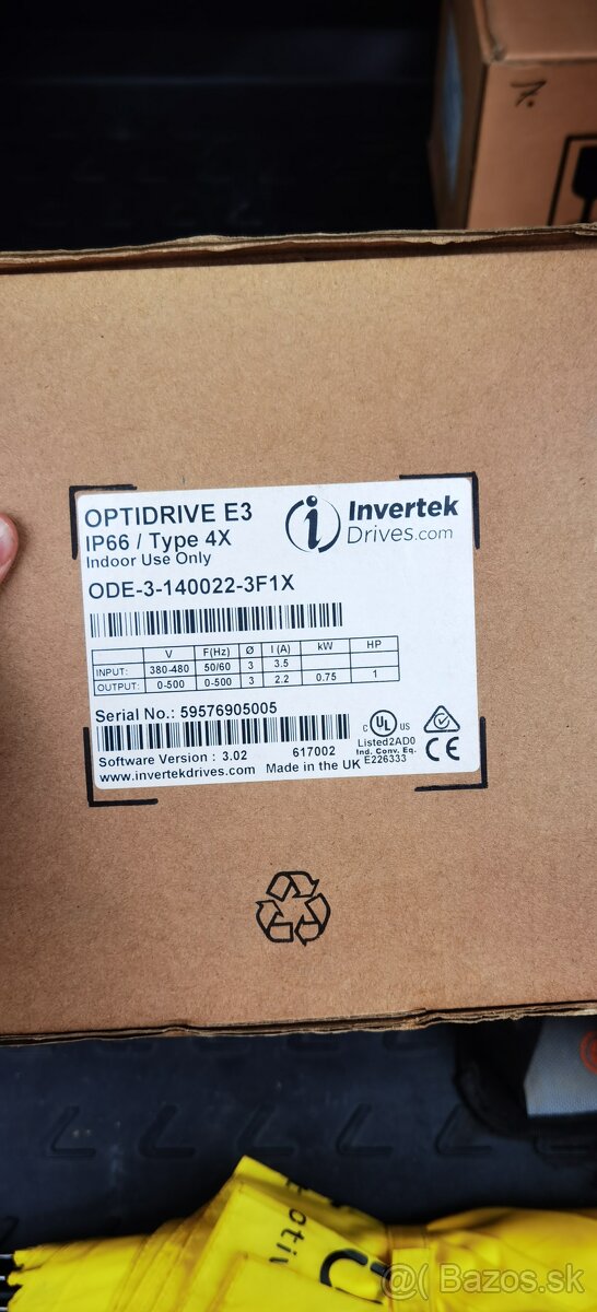 Frekvečný menič OPTIDRIVE - 4