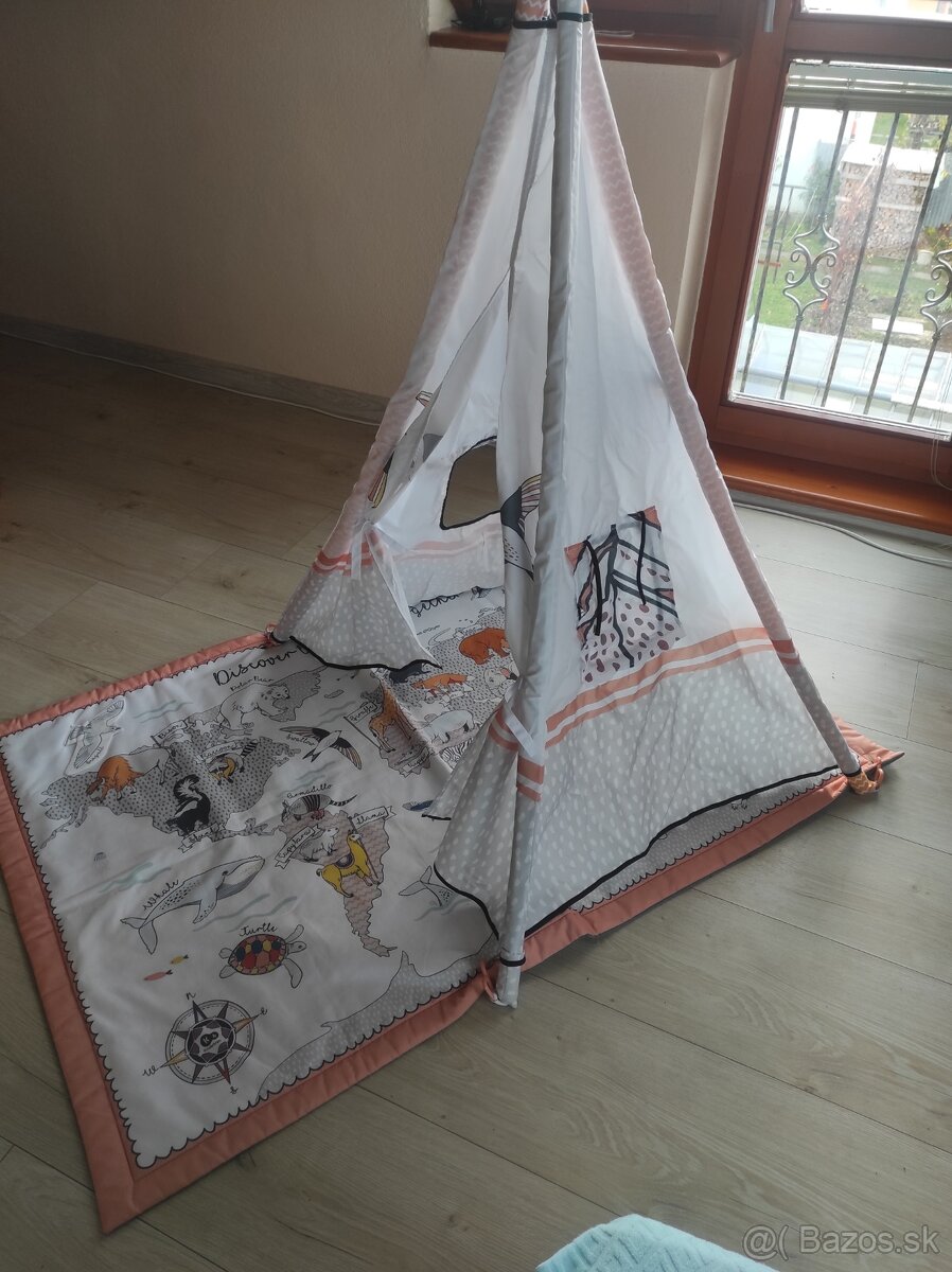 Detská podložka a tipi stan - 4