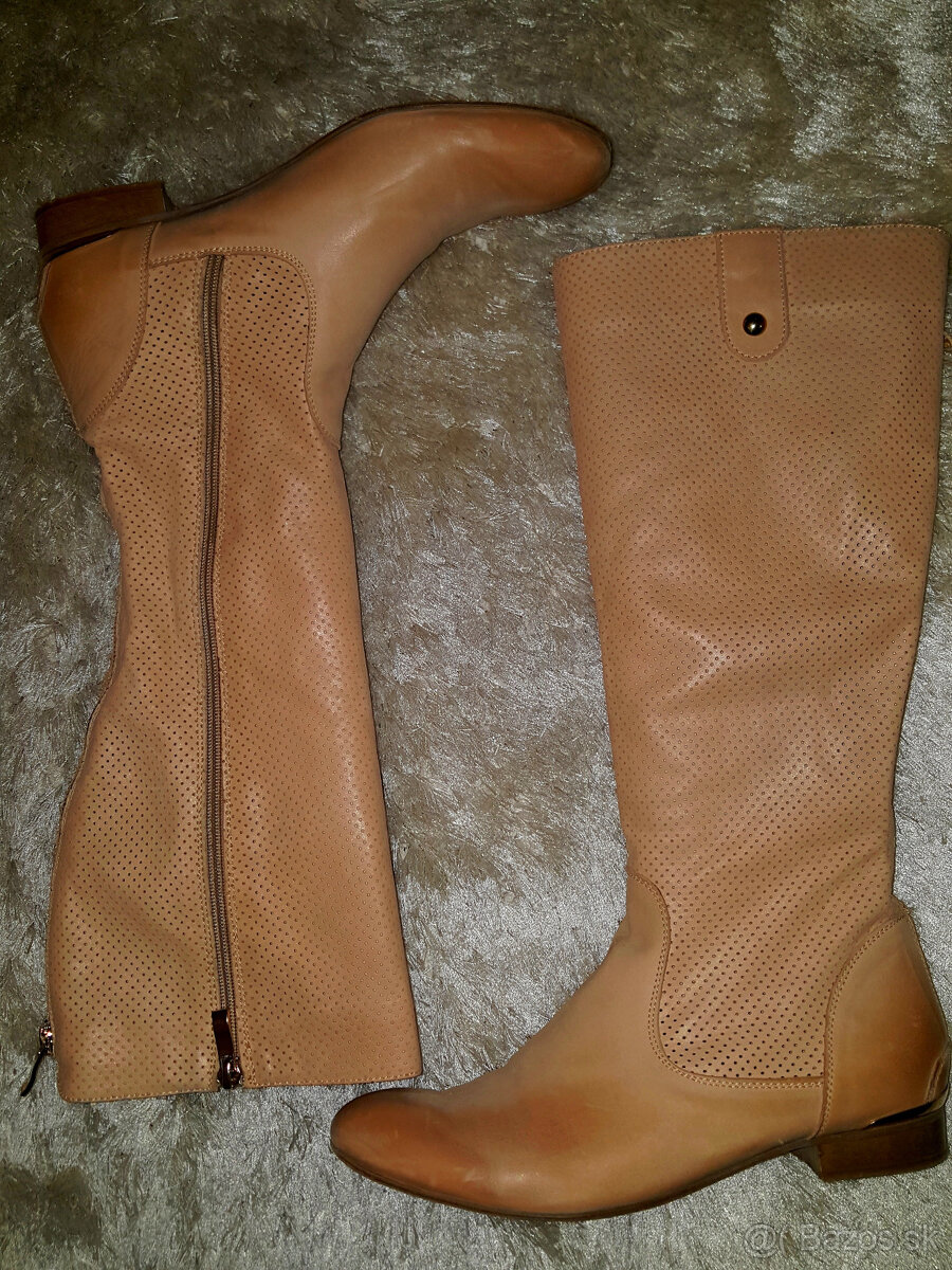 Kožené čižmy zn. Claudio Dessi v.40 - 4