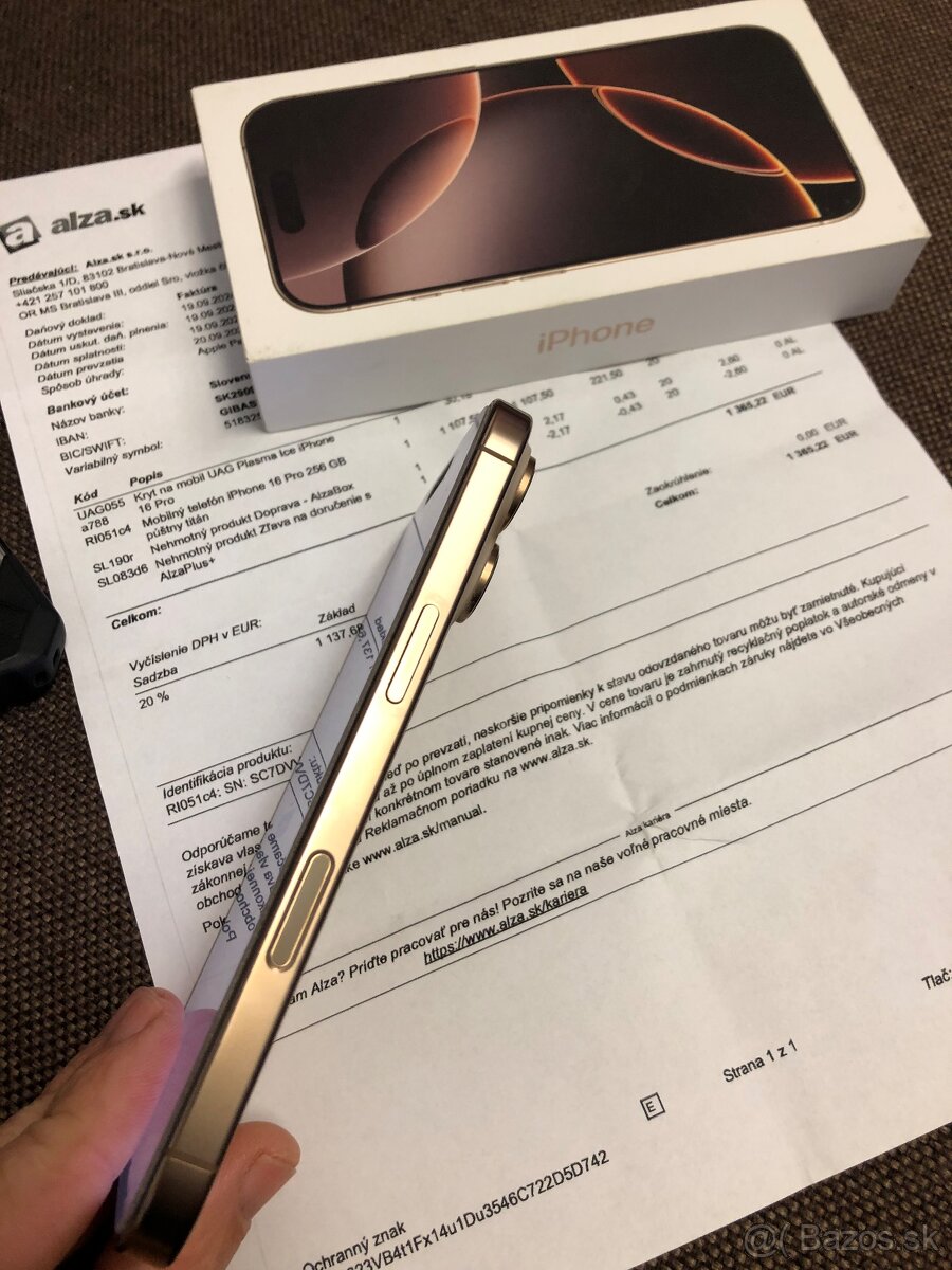 Apple iPhone 16 Pro 256GB Desert Titanium, TOP stav - 4