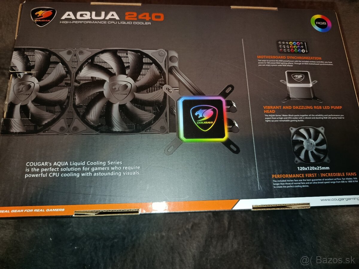 Cougar AQUA 240 Vodný chladič - 4