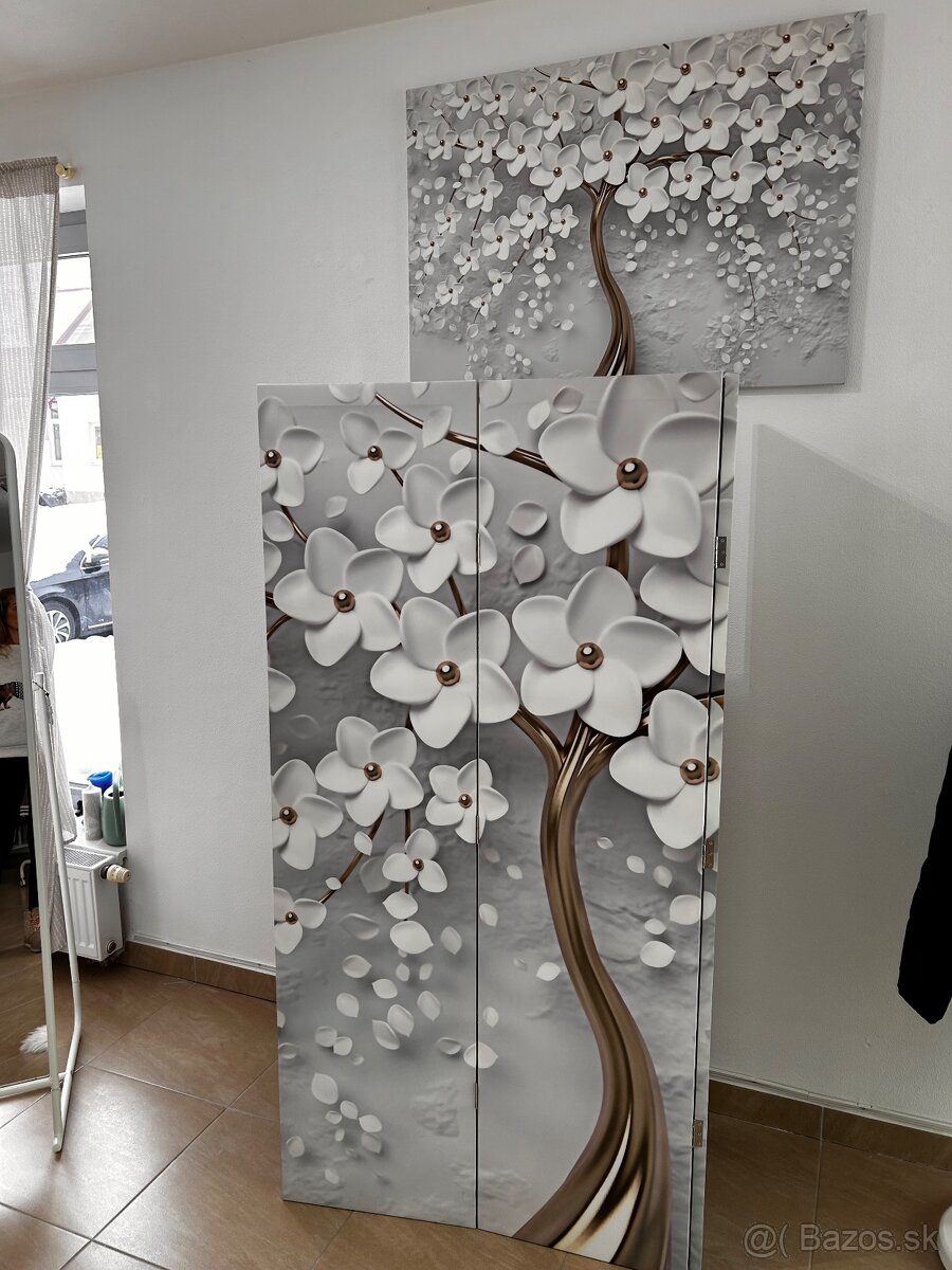 Veľký paravan a obraz - 4