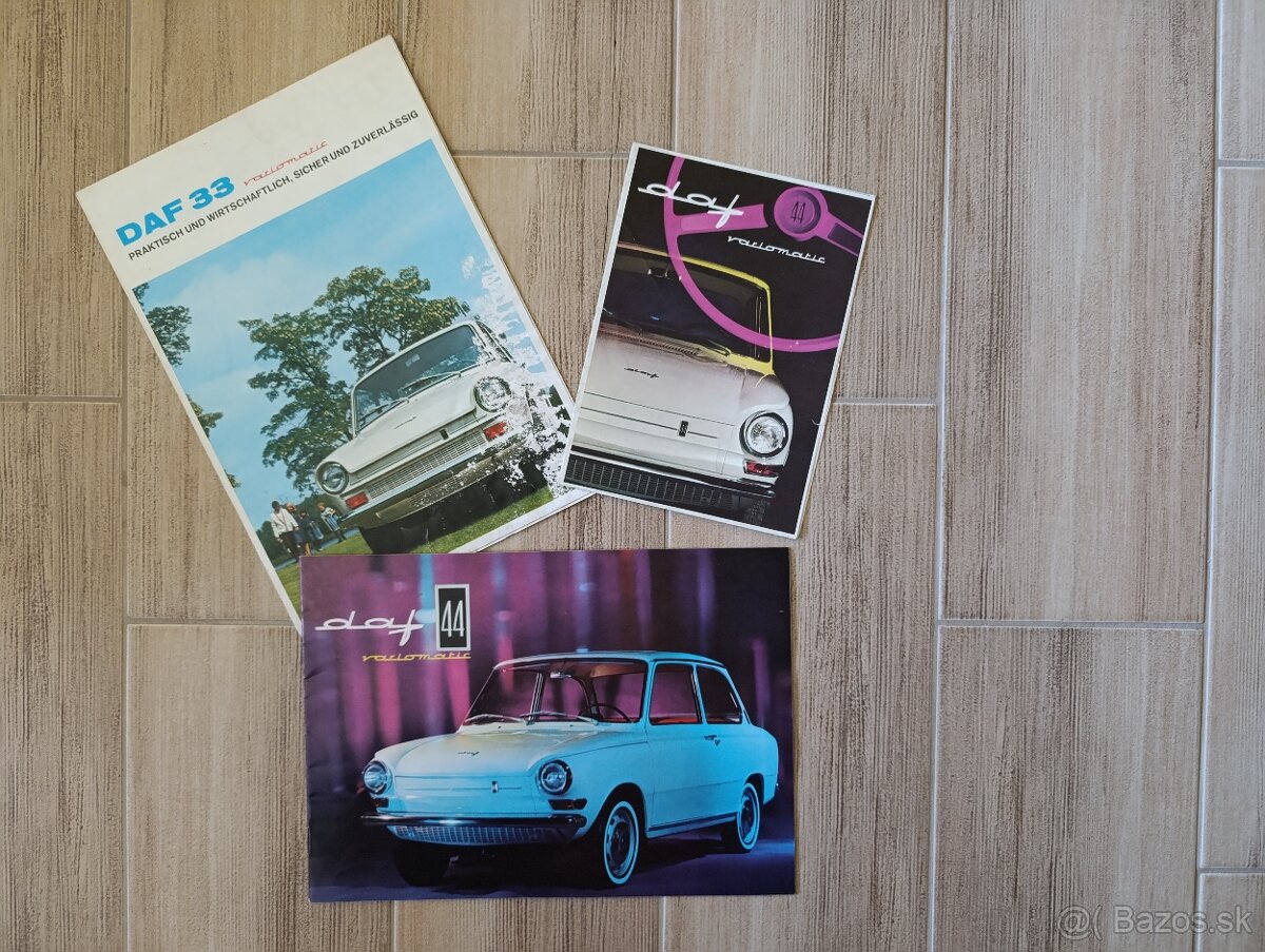 Prospekty Audi - Auto Union, NSU, DAF, BMW 60.-90. léta. - 4