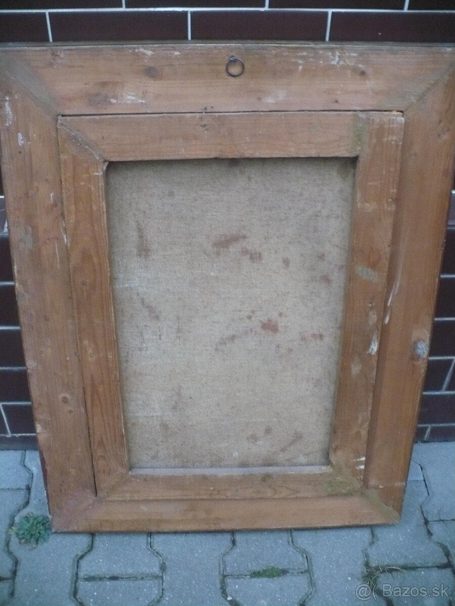 starožitný obraz akt - 4