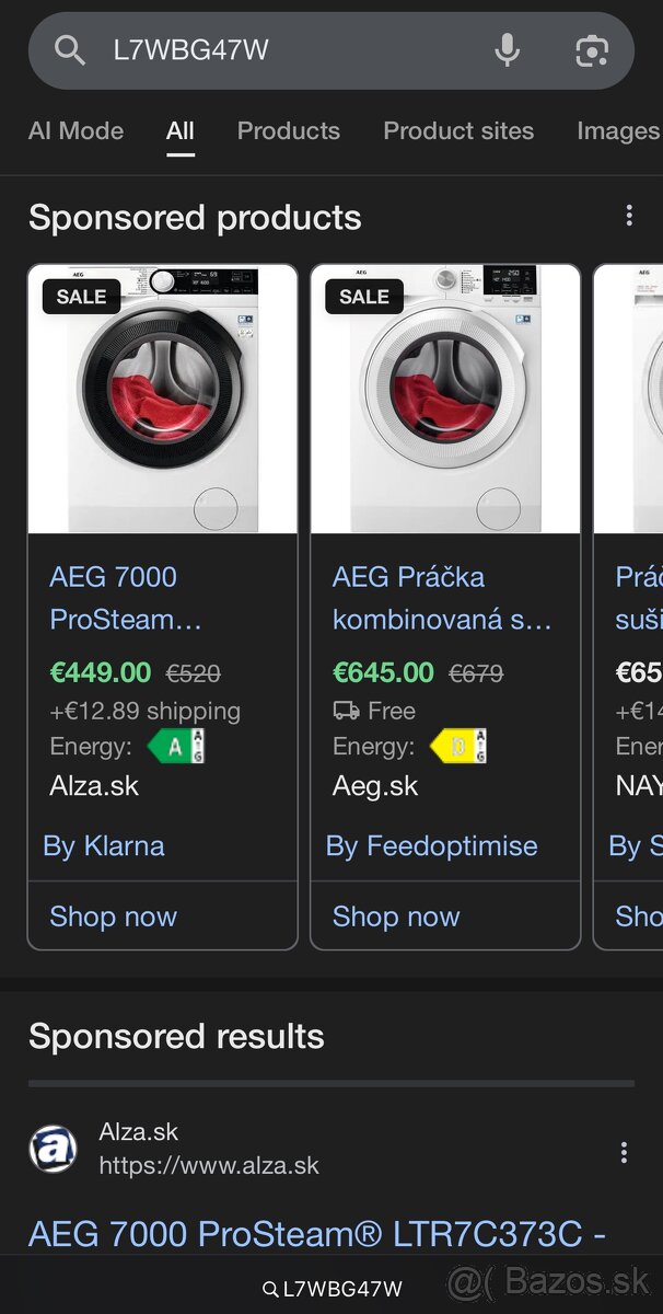 AEG práčka a sušička - 4