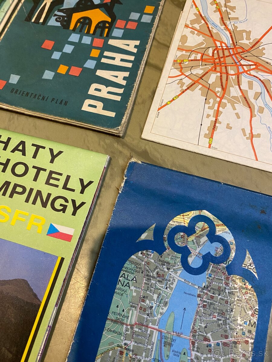 Staré mapy ČSSR a okolie. - 4