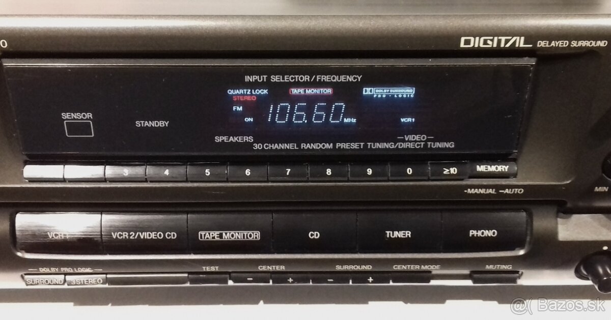 5.1 zvuk =220W video Receiver TECHNICS SA-GX390, JAPAN, AR31 - 4