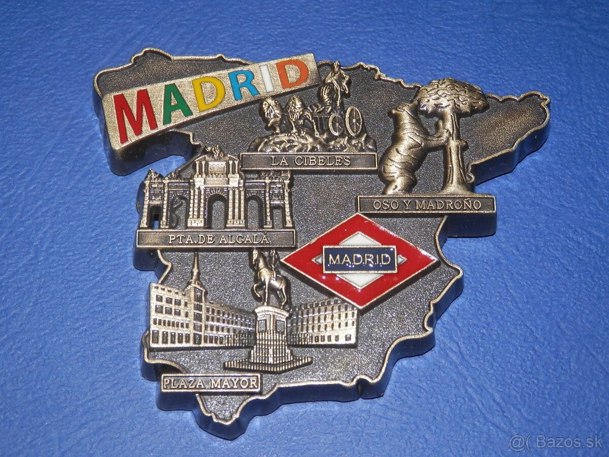 Magnetky kovové mapy - 4