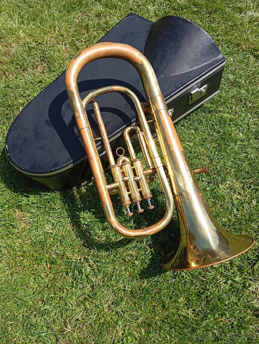 Stará trúbka Bariton Roh - 4