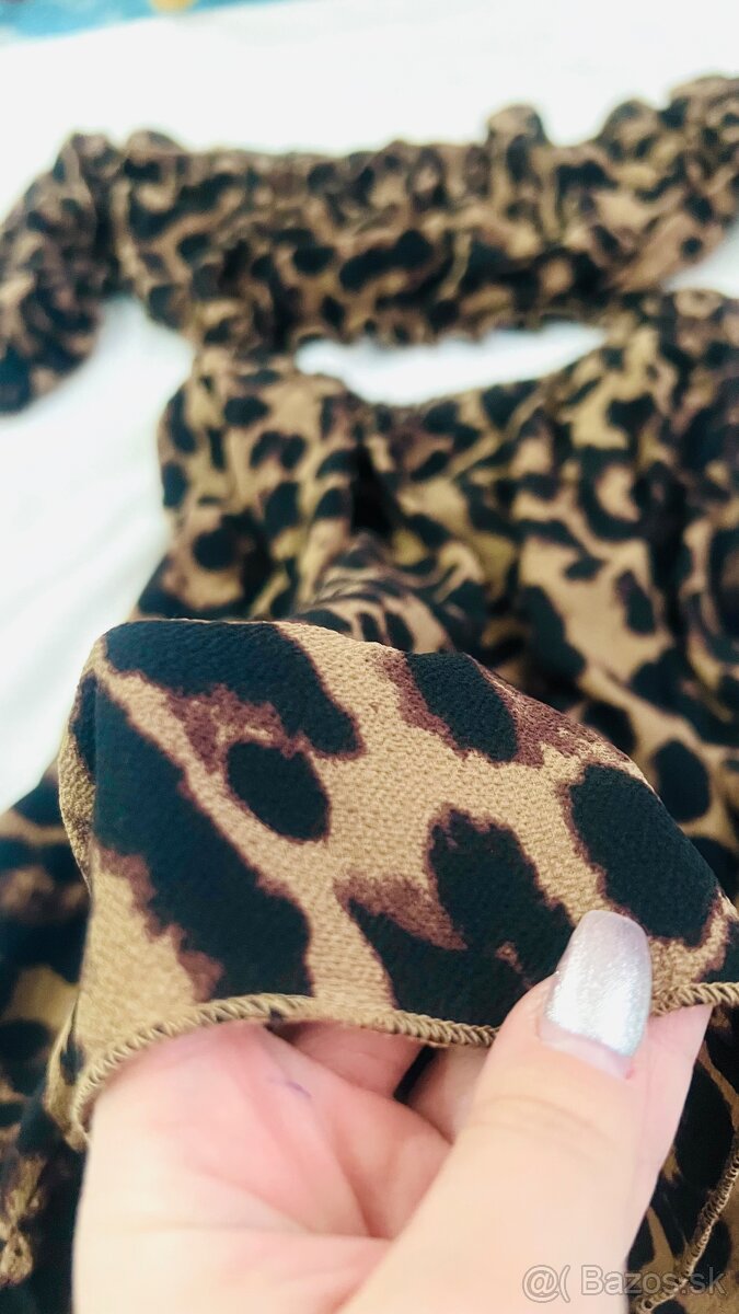 Tigrované šaty - nové - 4