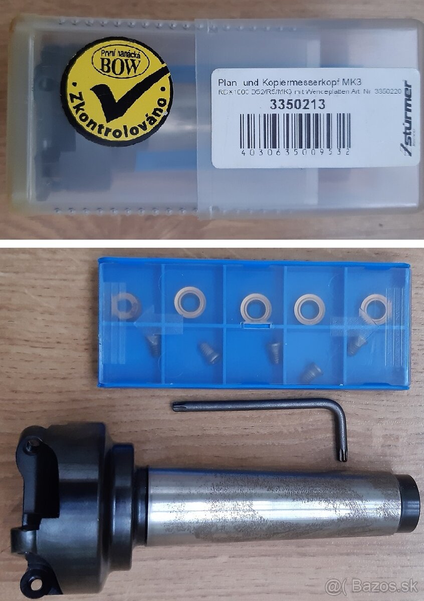 Rezné plátky, fréza - rôzne komponenty - 4