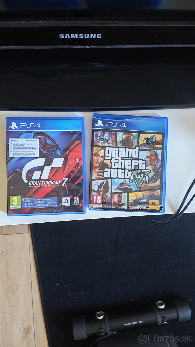PS4 500GB+2 Hry+ Logitech G923 Driving Force + radiaca páka - 4
