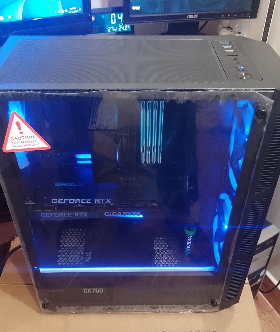 Herný PC- RTX 3070 8GB OC / Ryzen5 3600 / 32GB / NVMe+SSD - 4