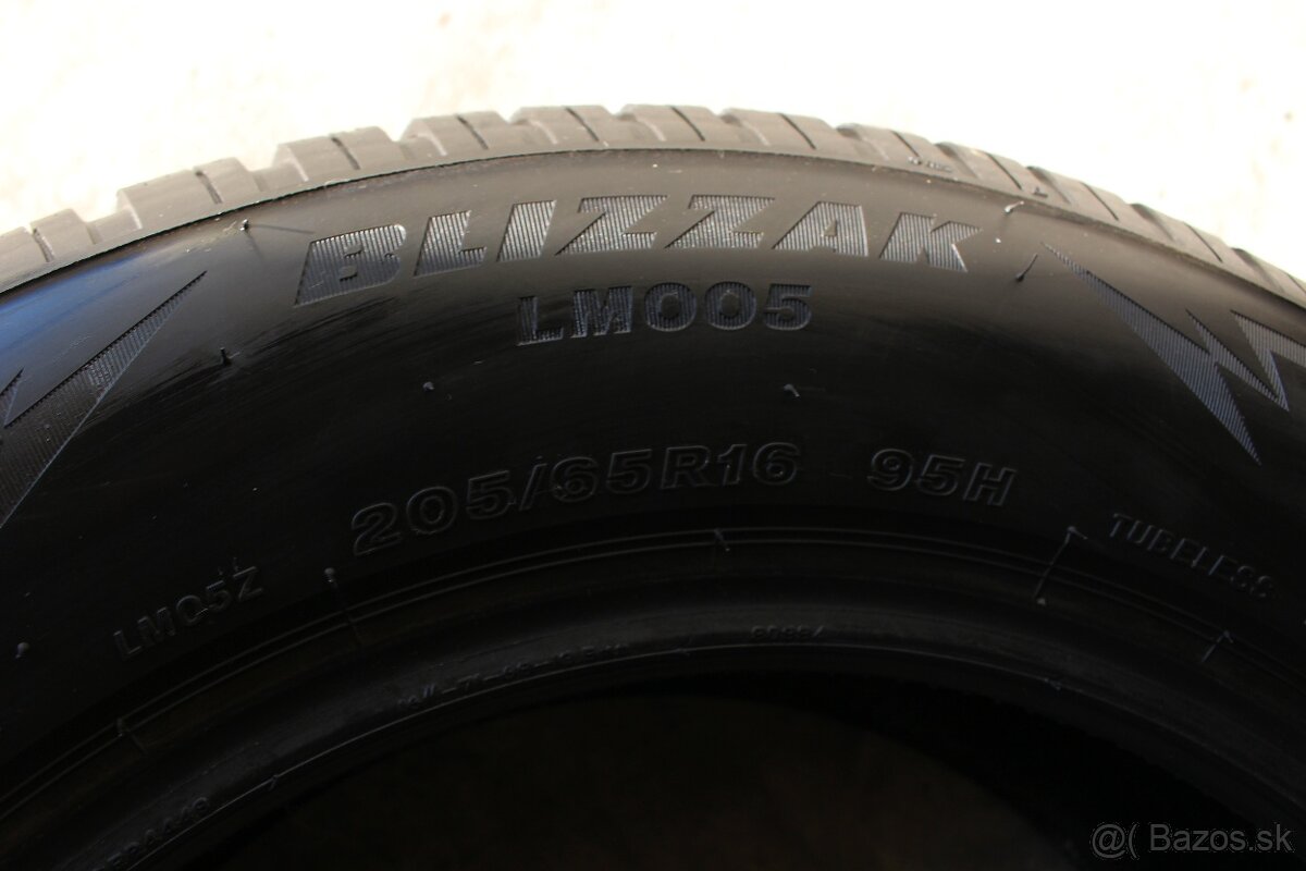 BRIDGESTONE..6-7MM..ZIMNA..SADA..205/65 r16 - 4