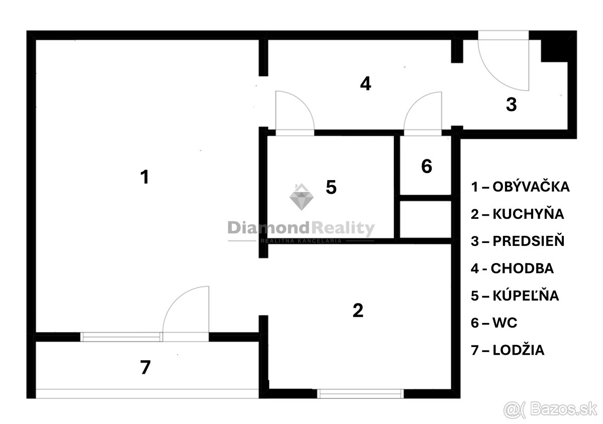 REZERVOVANÝ - PREDAJ 1 IZBOVÝ BYT S LODŽIOU A PIVNICOU, - 4
