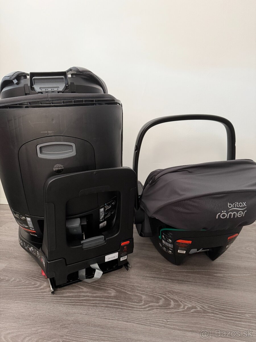 Britax Romer vajicko + autosedacka + isofix base (0-4r) - 4