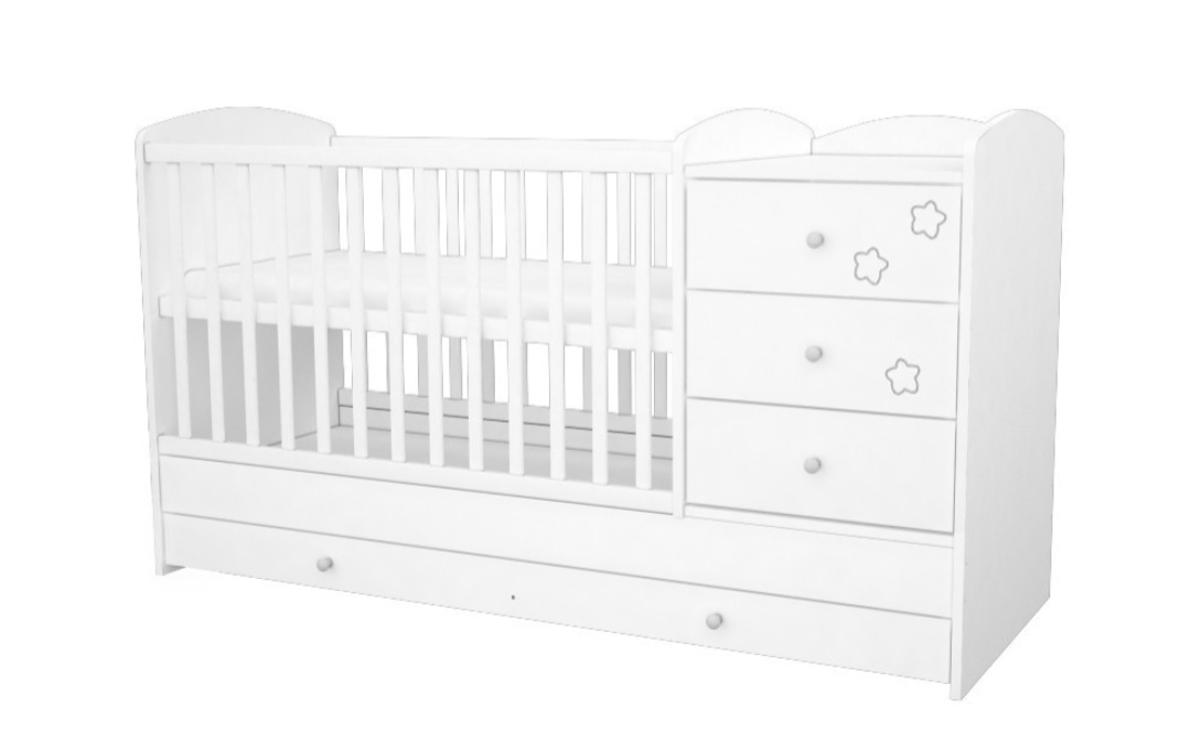 Detská posteľ Maxi Kombi so 4 zásuvkami - 4