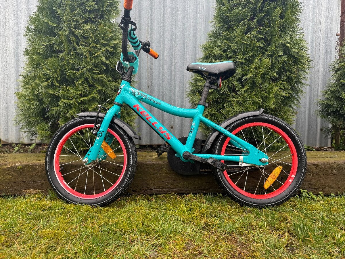 Detský bicykel 16" Kellys Wasper modrý - 4