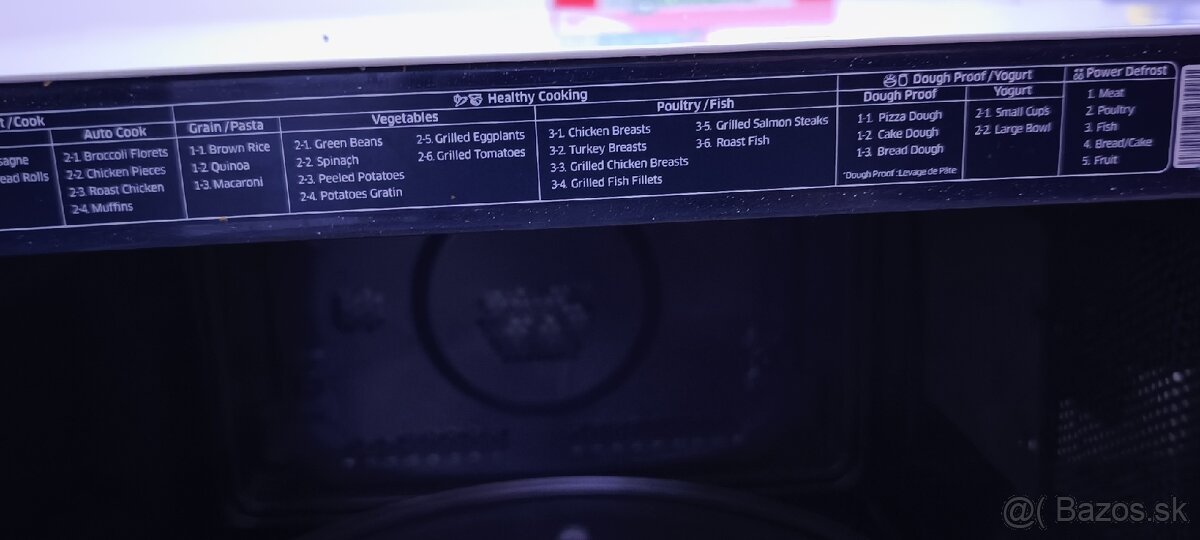 Predám inteligentnú mikrovlnnú rúru Samsung (Smart Oven) - 4