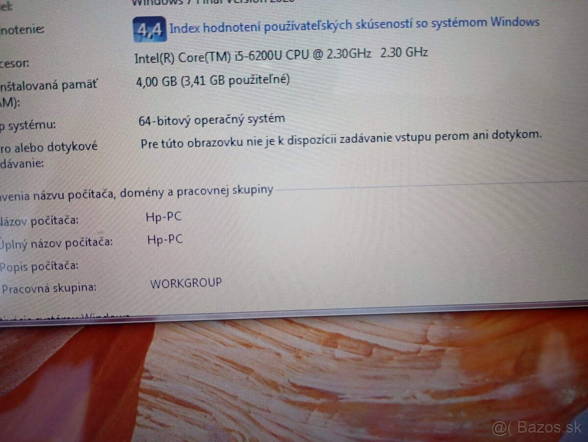 predám notebook HP PROBOOK 650 G2 , WINDOWS 7 - 4