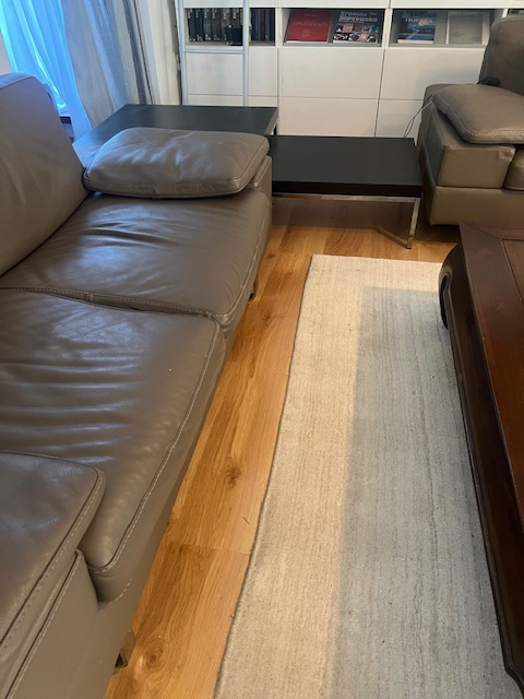 Predám konferenčné stolíky ,tmavá morená dyha a chróm. - 4