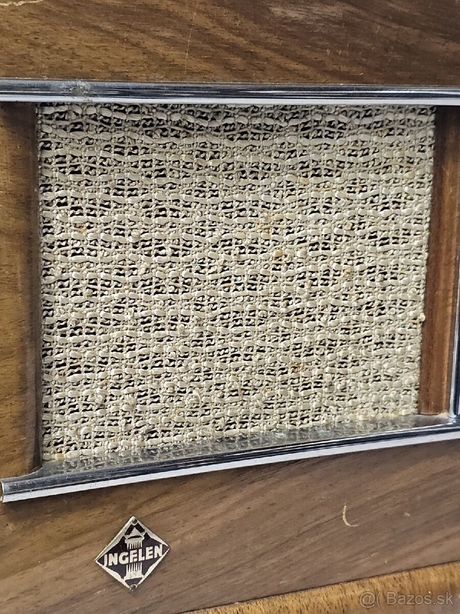 ☆ Starožitné elektronkové radio INGELEN COLOMBUS 51W - 4