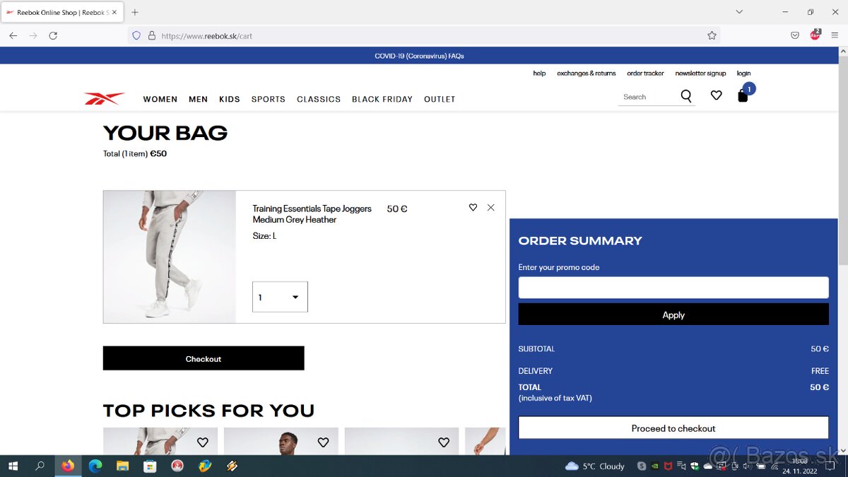 Tepláky Reebok, Teplákové kapsáče Zara - 4