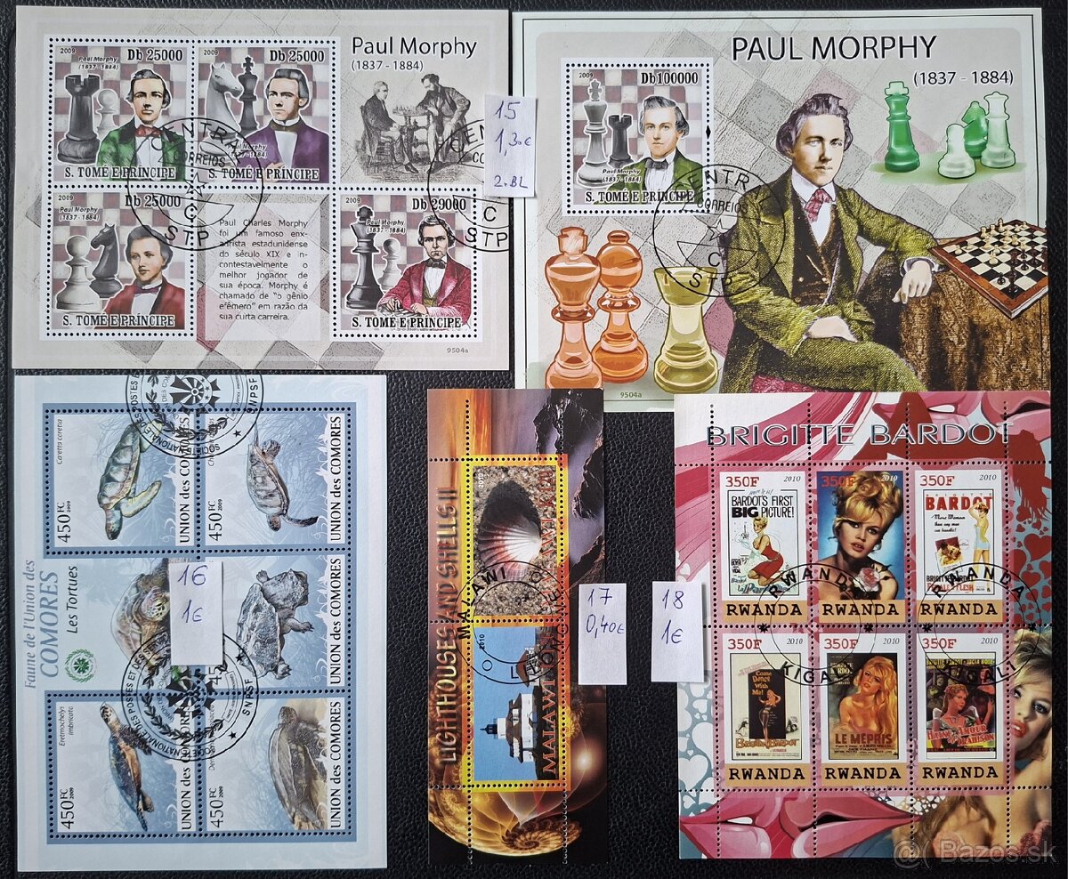 Postove znamky 4 (98poloziek) - 4