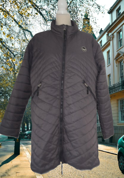 Dámsky prešívaný kabát Versace, veľ. XXL - 4