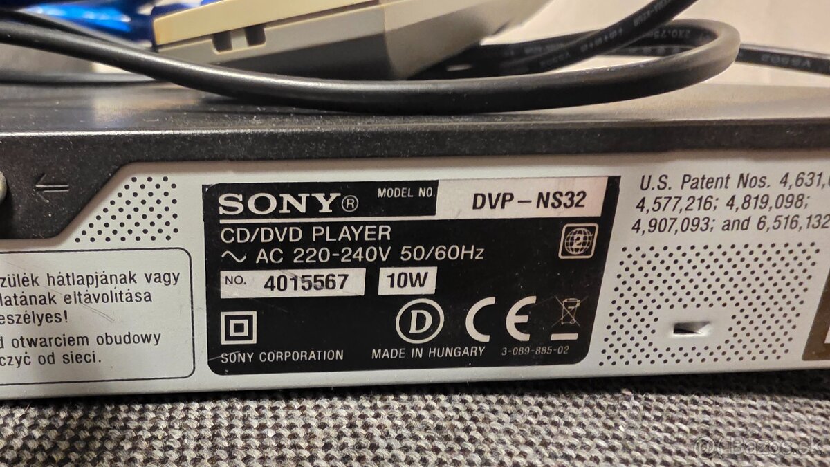 Predám Sony DVD prehrávač - 4