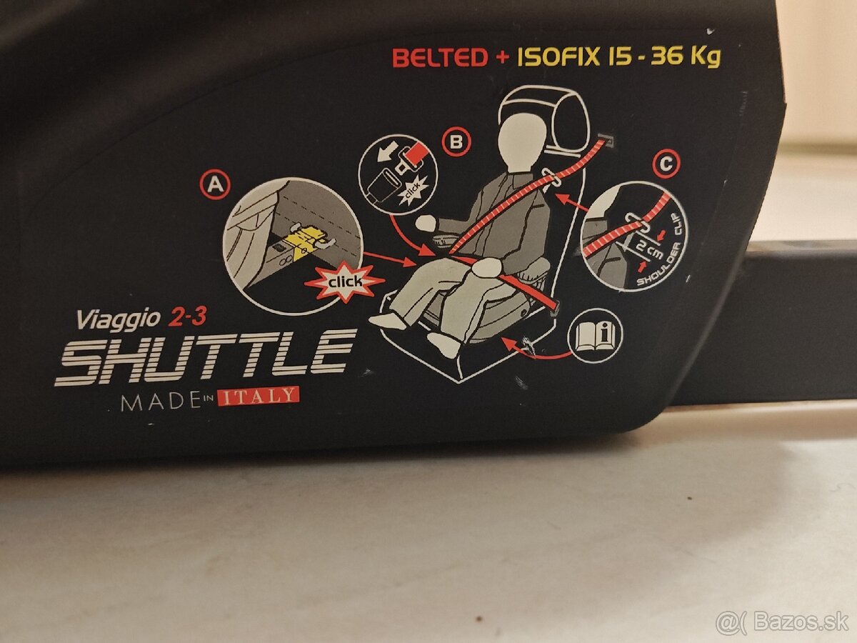 Podsedak s ISOFIX, Peg Perego 15 - 36kg - 4